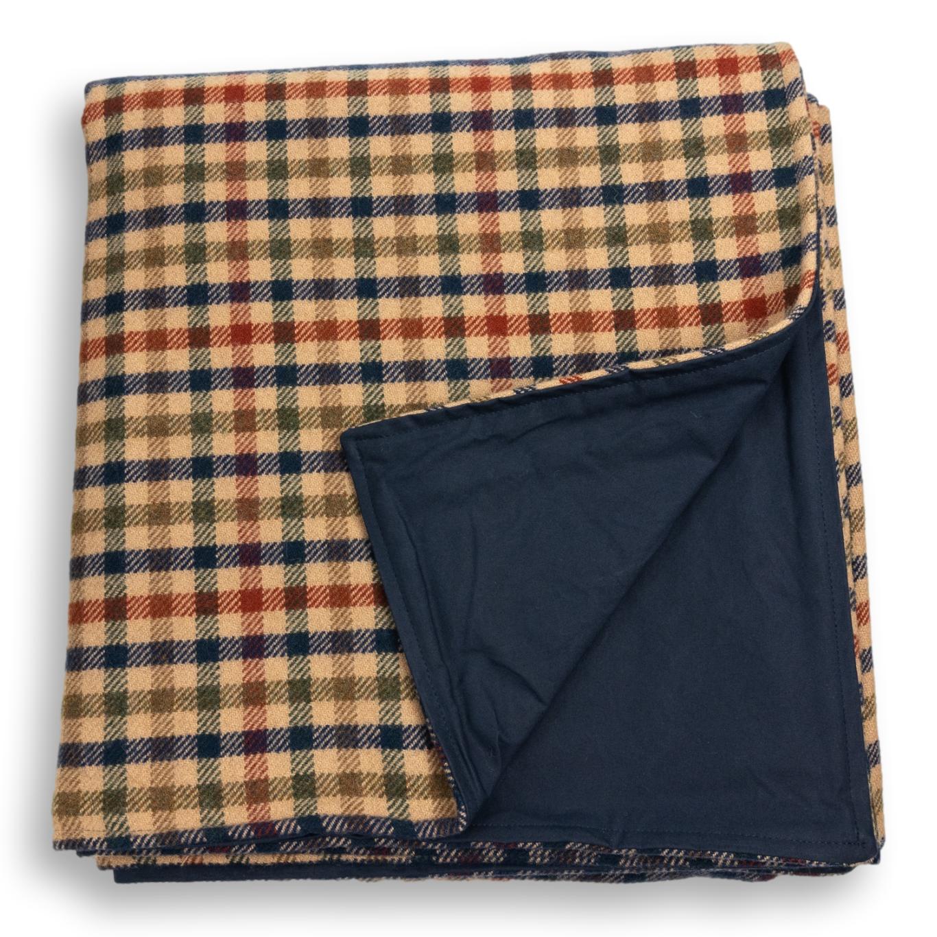 Lambswool Waxed Back Picnic Blanket