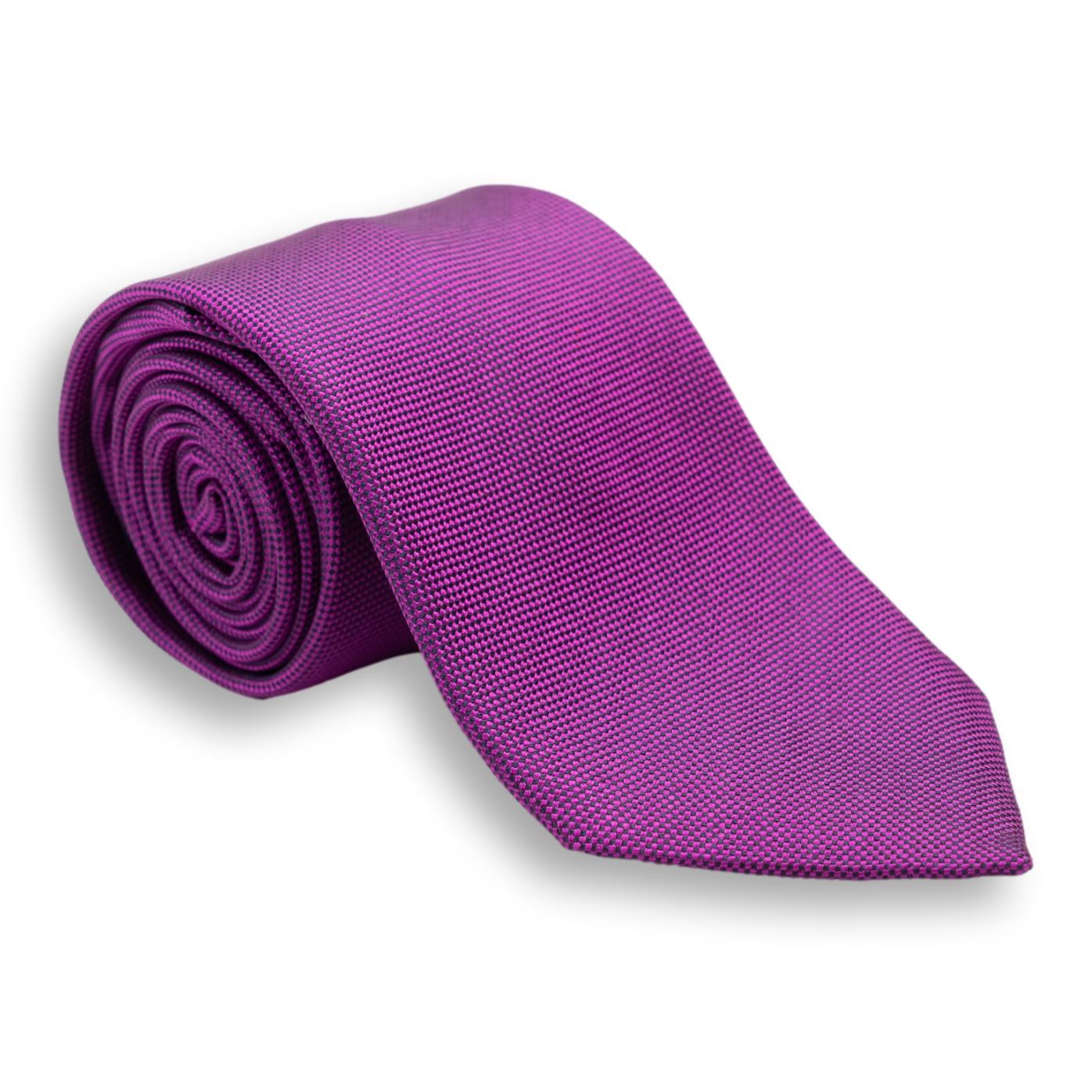 Iridescent Basket Weave Silk Tie