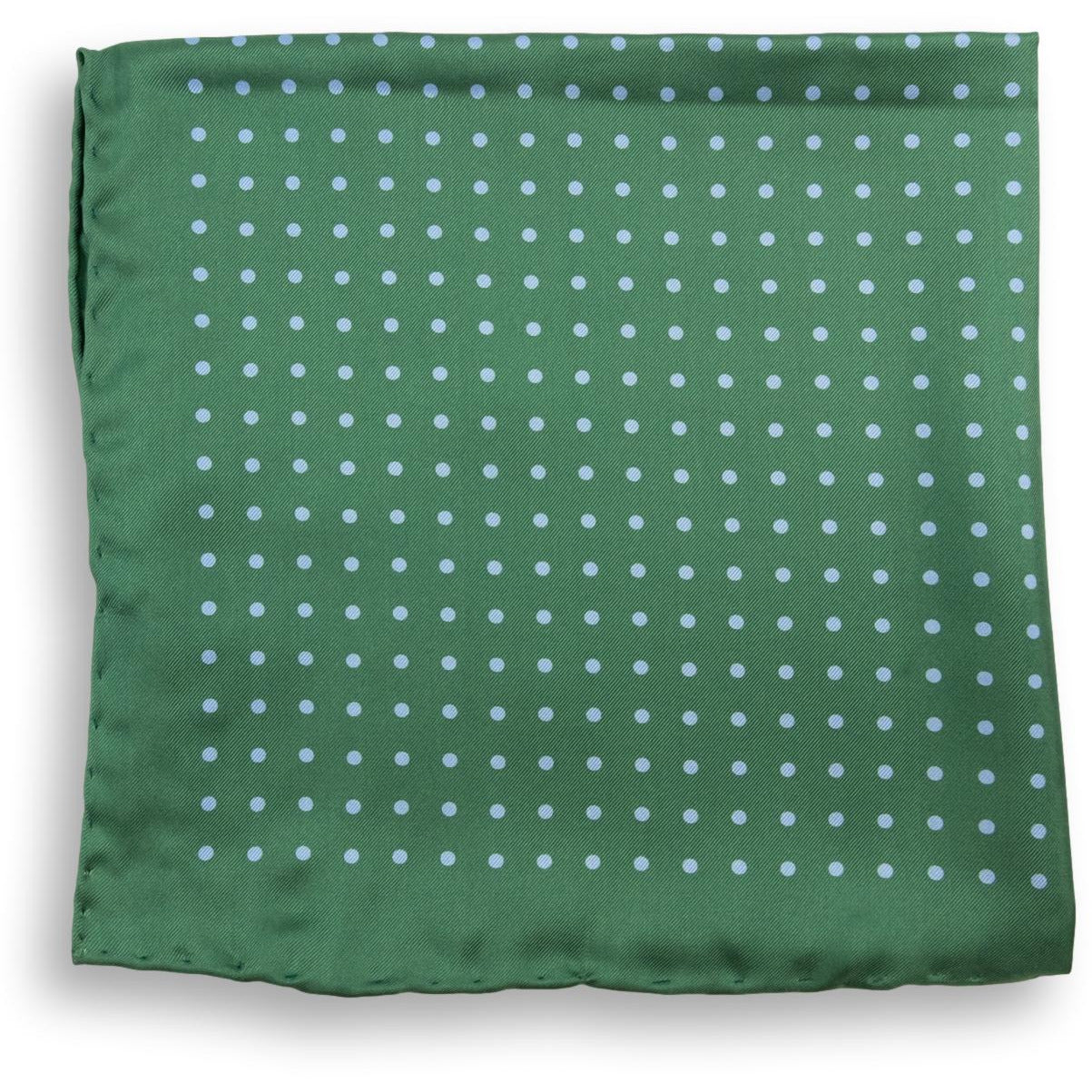 Polka Dot Silk Pocket Square