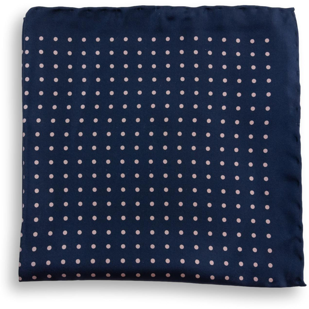 Polka Dot Silk Pocket Square