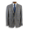 Tan Multi Colored Check Pure Wool Lanificio di Pray Sport Coat