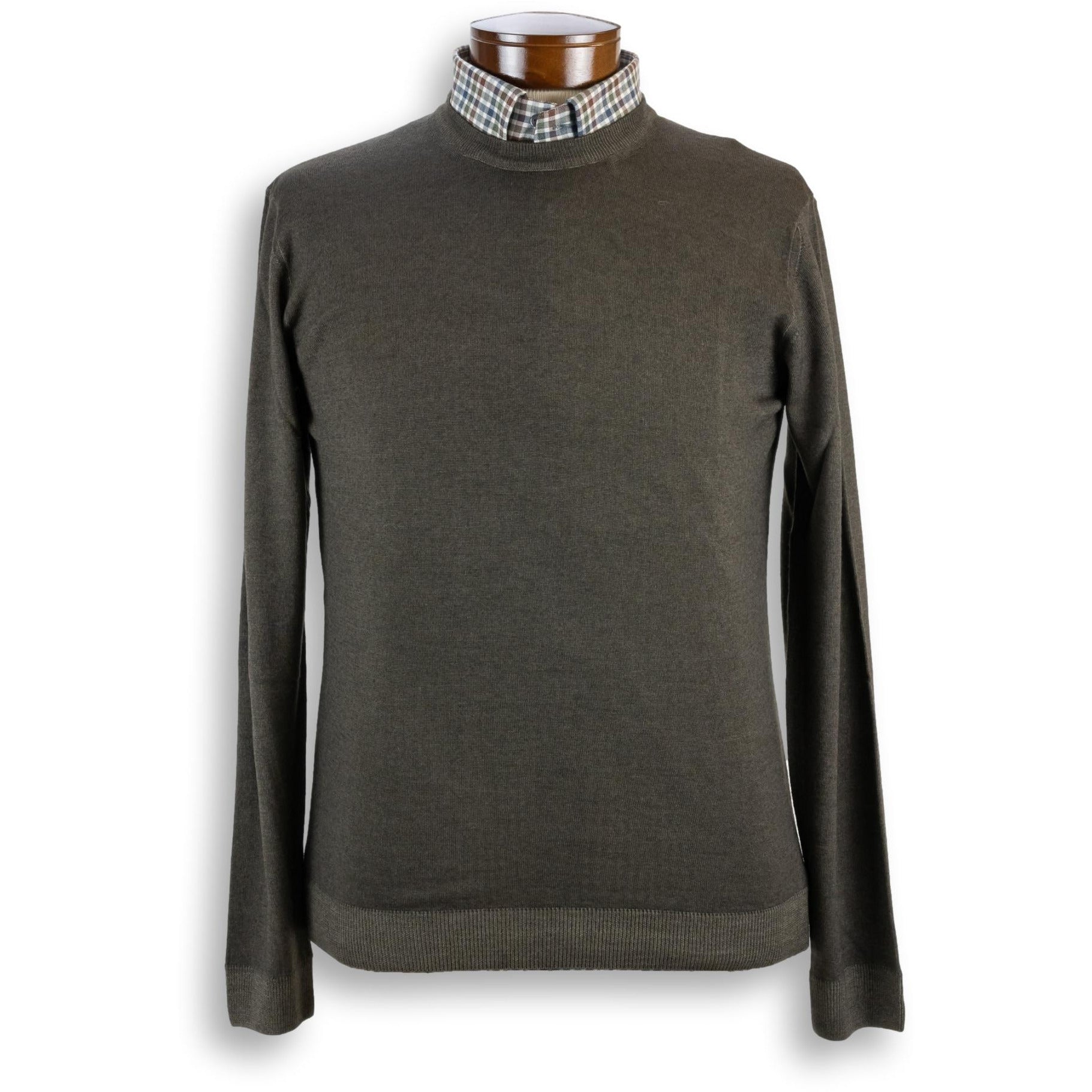 Merino Wool Crew Neck Sweater