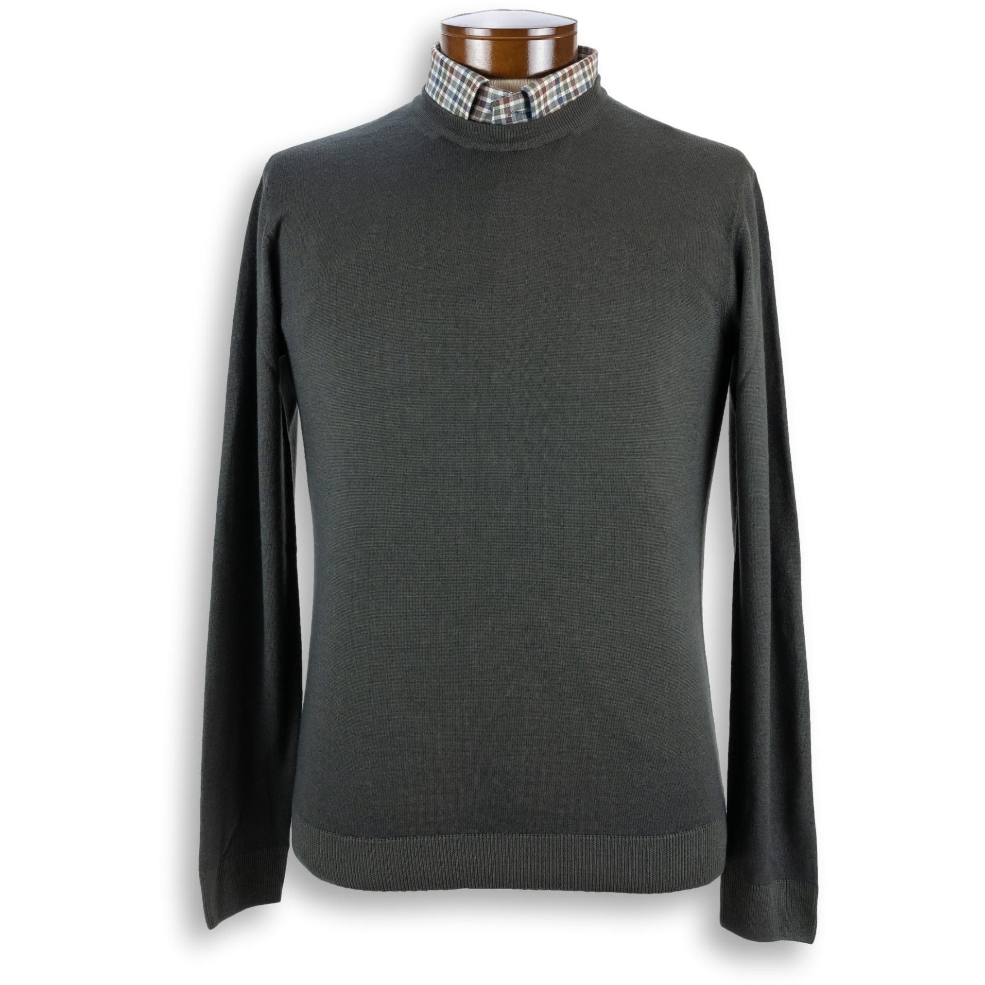 Merino Wool Crew Neck Sweater