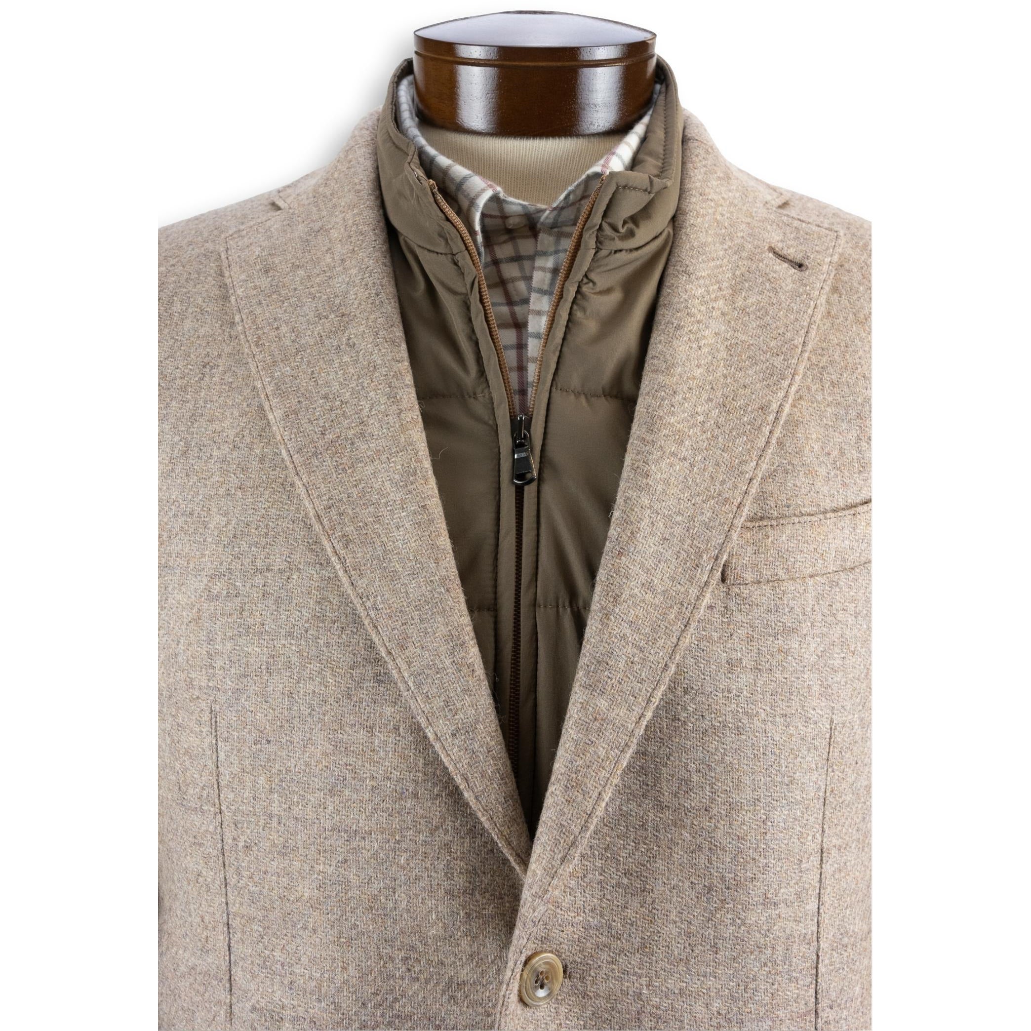 Sand Zip-In Liner Sport Coat