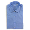 Blue End-on-End Spread Collar Dress Shirt