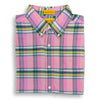 Watch Hill Button Down Madras Short Sleeve Sport Shirt