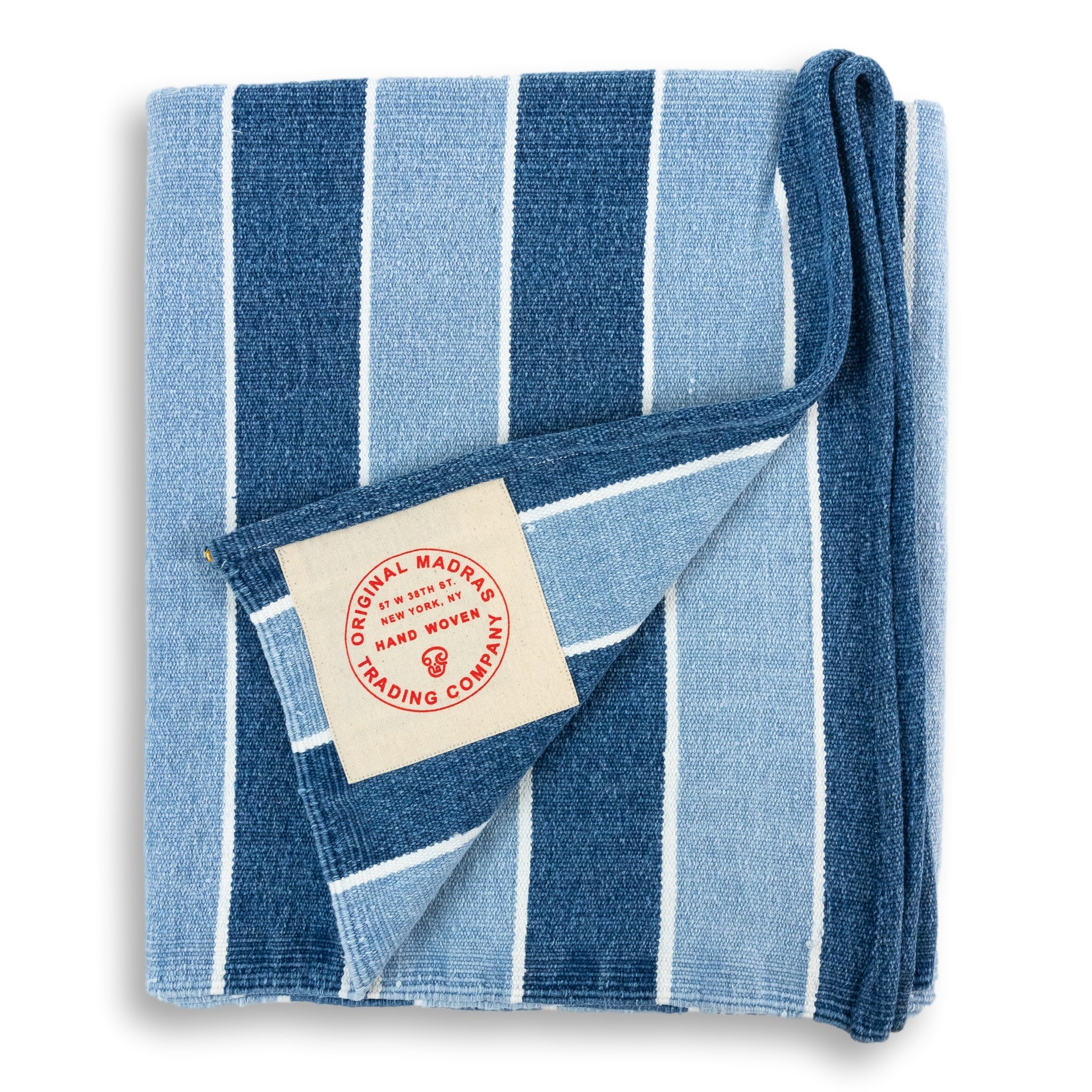 Andover Blue Handwoven Summer Beach Mat