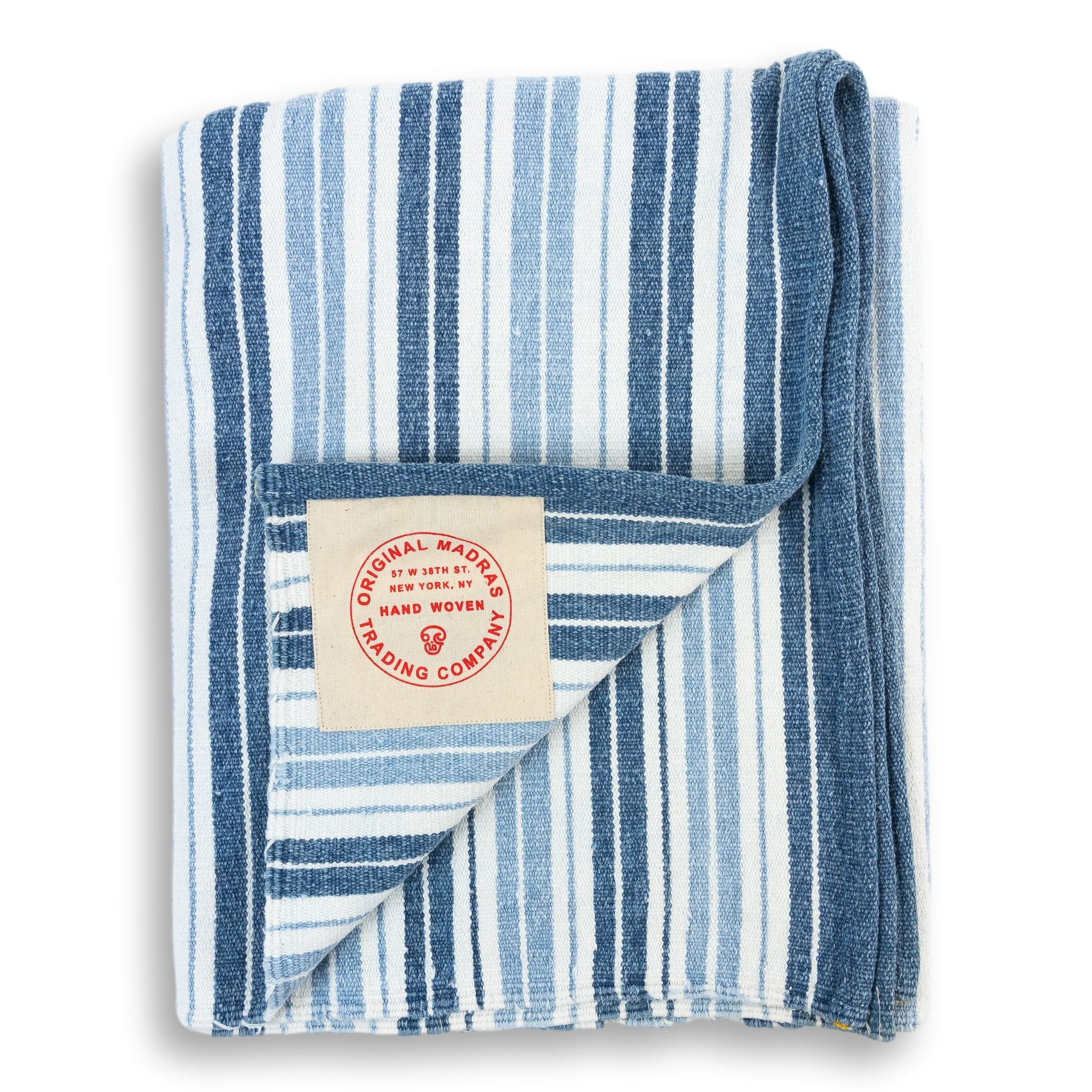 Andover Blue Handwoven Summer Beach Mat