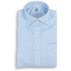 Powder Blue Hairline Spread Collar Dress Shirt