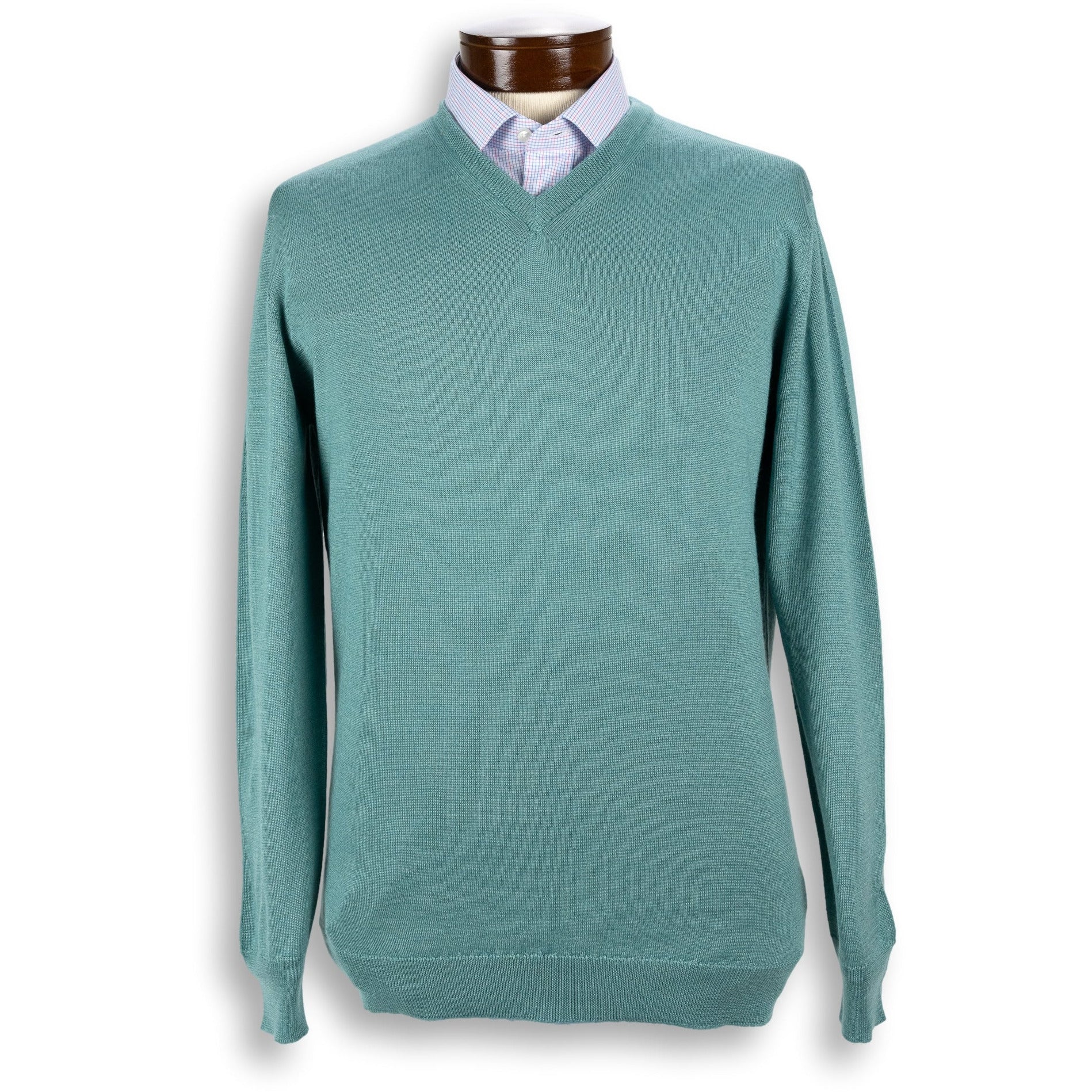 Cashmere and Silk Blend V-Neck Sweater