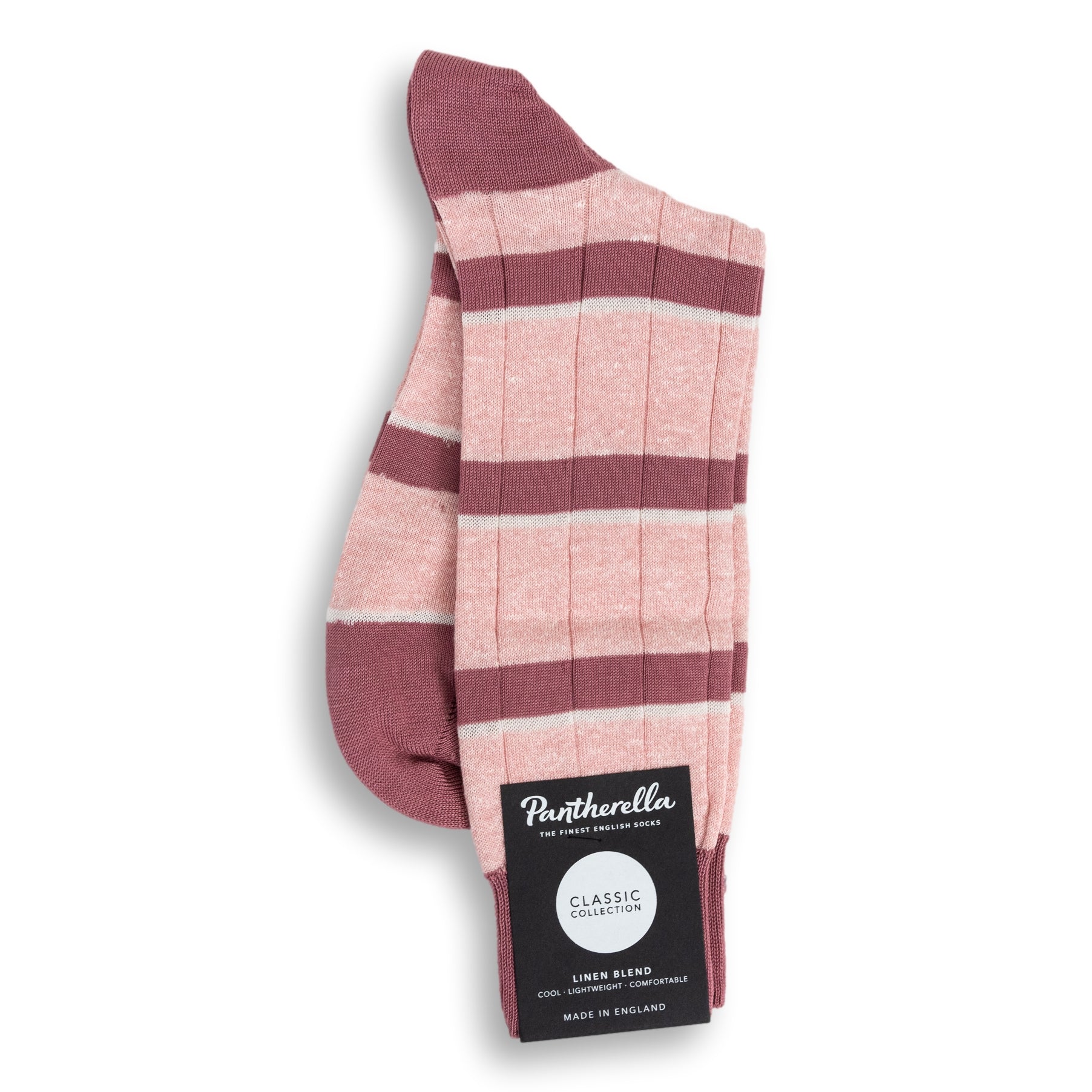 Samarkand Cotton and Linen Blend Mid-Calf Dress Sock