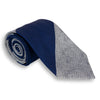 Basket Weave Block Stripe Silk Woven Tie