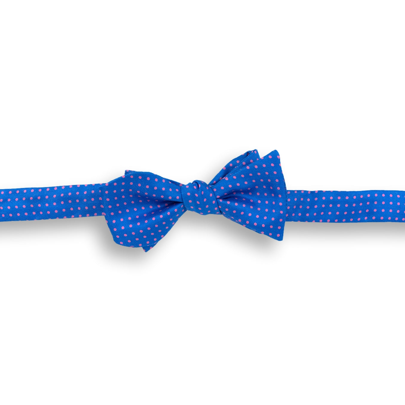 Polka Dot Silk Butterfly Bow Tie