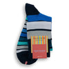 Pima Cotton Bellagio Stripe Over-the-Calf Dress Socks