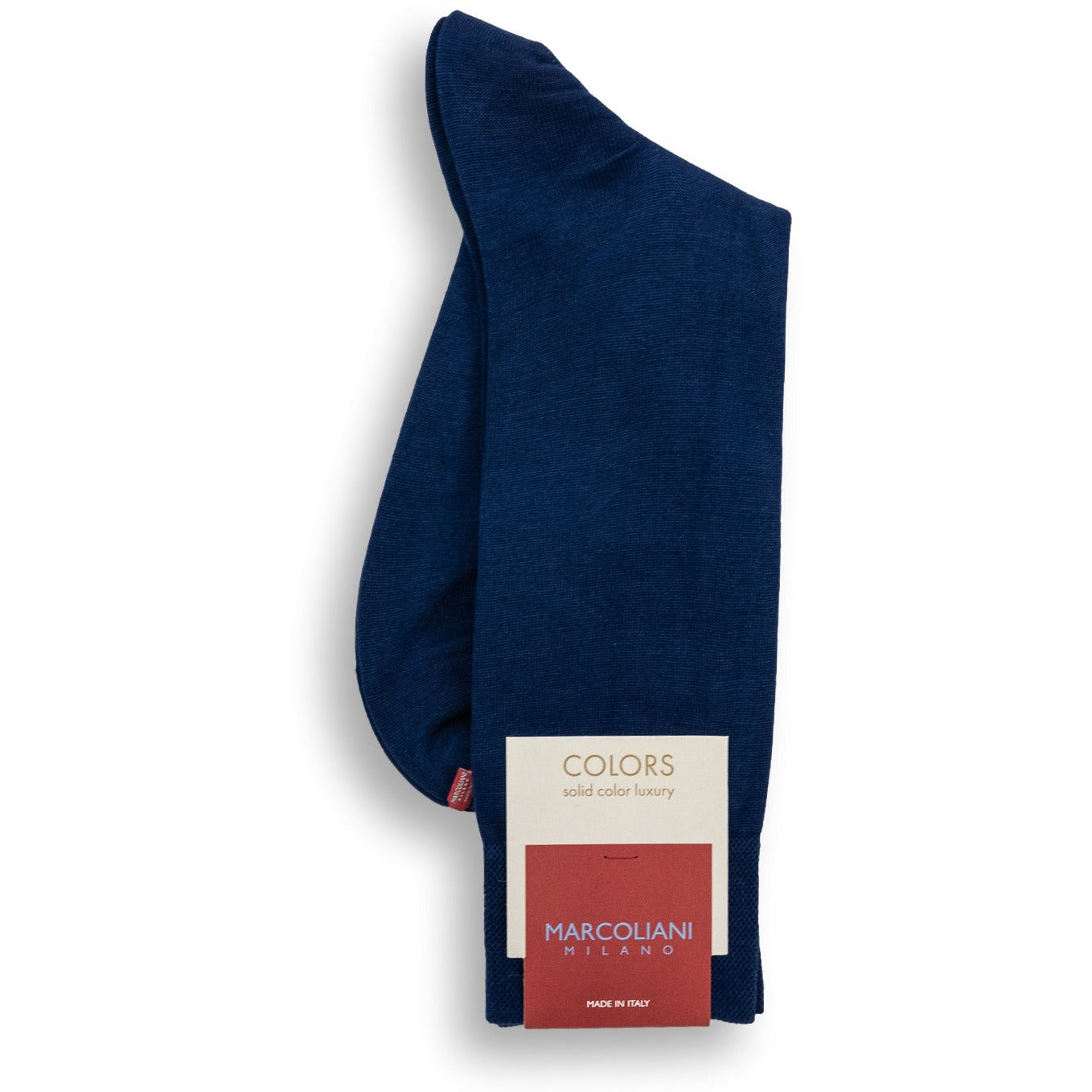 Pima Cotton Classic Plain Mid-Calf Dress Socks