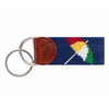 Arnold Palmer Needlepoint Key Fob