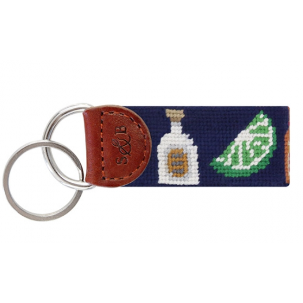 Make a Margarita Needlepoint Key Fob