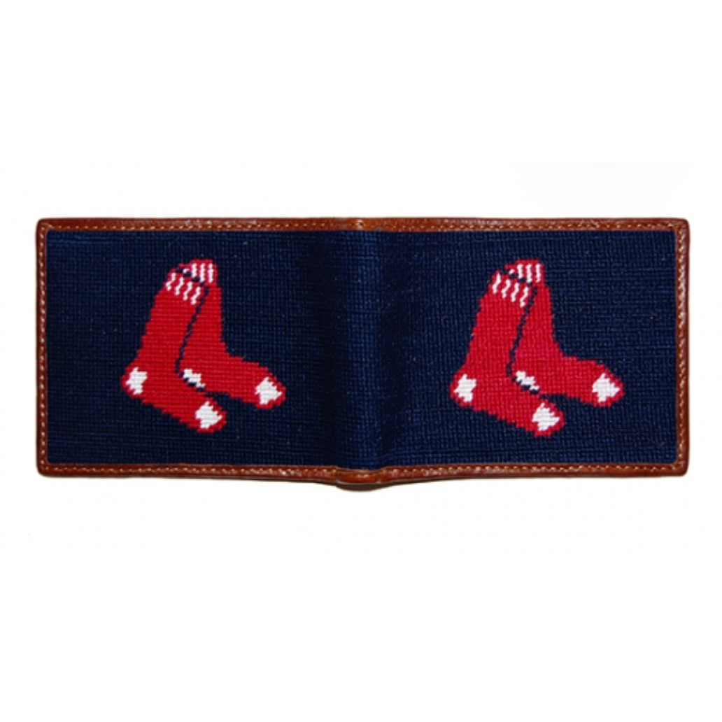 Red Sox Needlepoint Bi-Fold Wallet