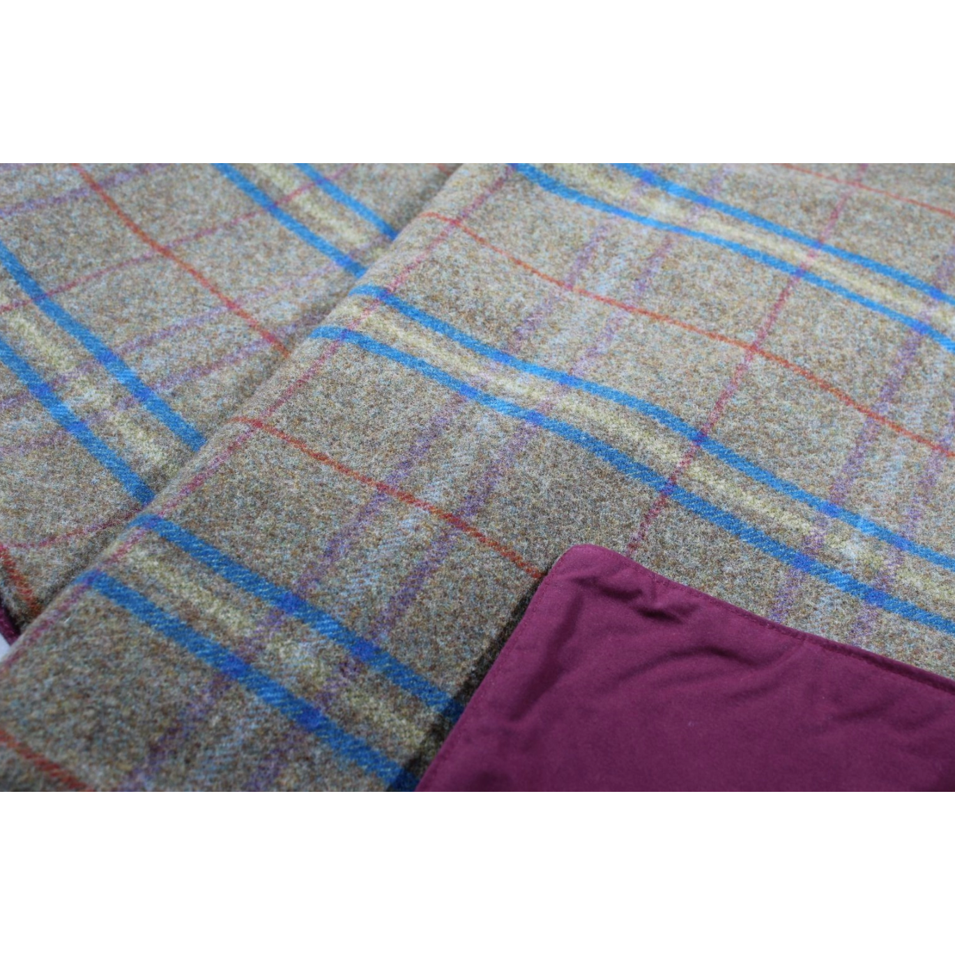 Lambswool Waxed Back Picnic Blanket