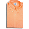 Orange Mini Gingham Button Down Shirt