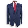 Blue Lambswool and Angora Herringbone Sport Coat