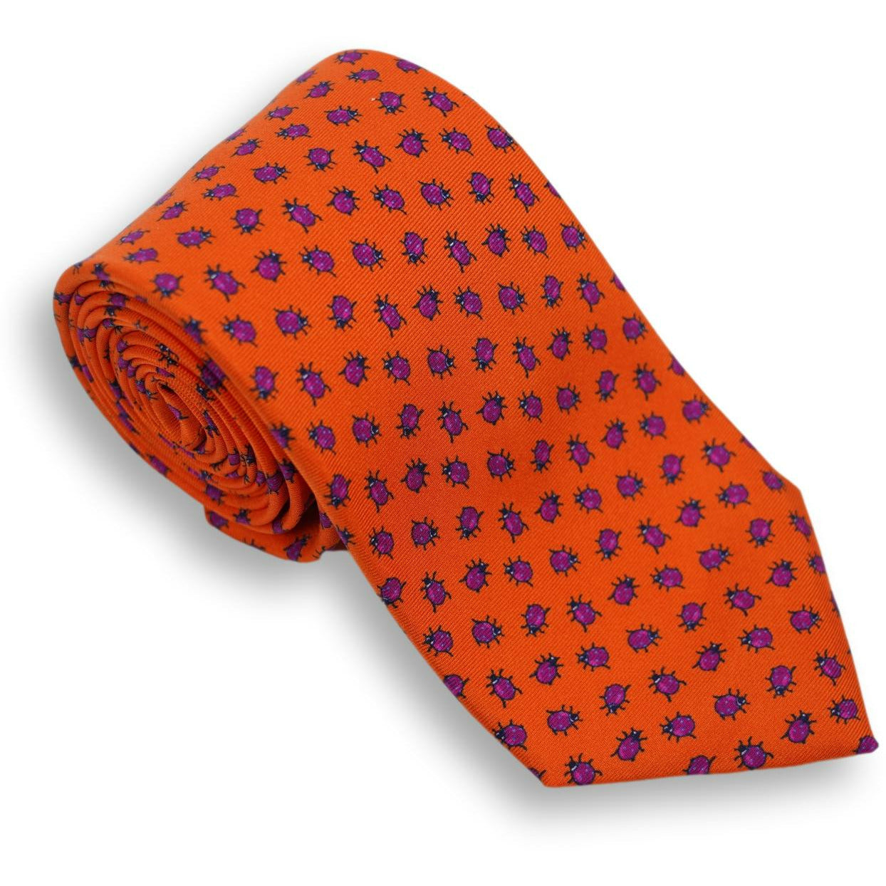 Ladybug Silk Tie