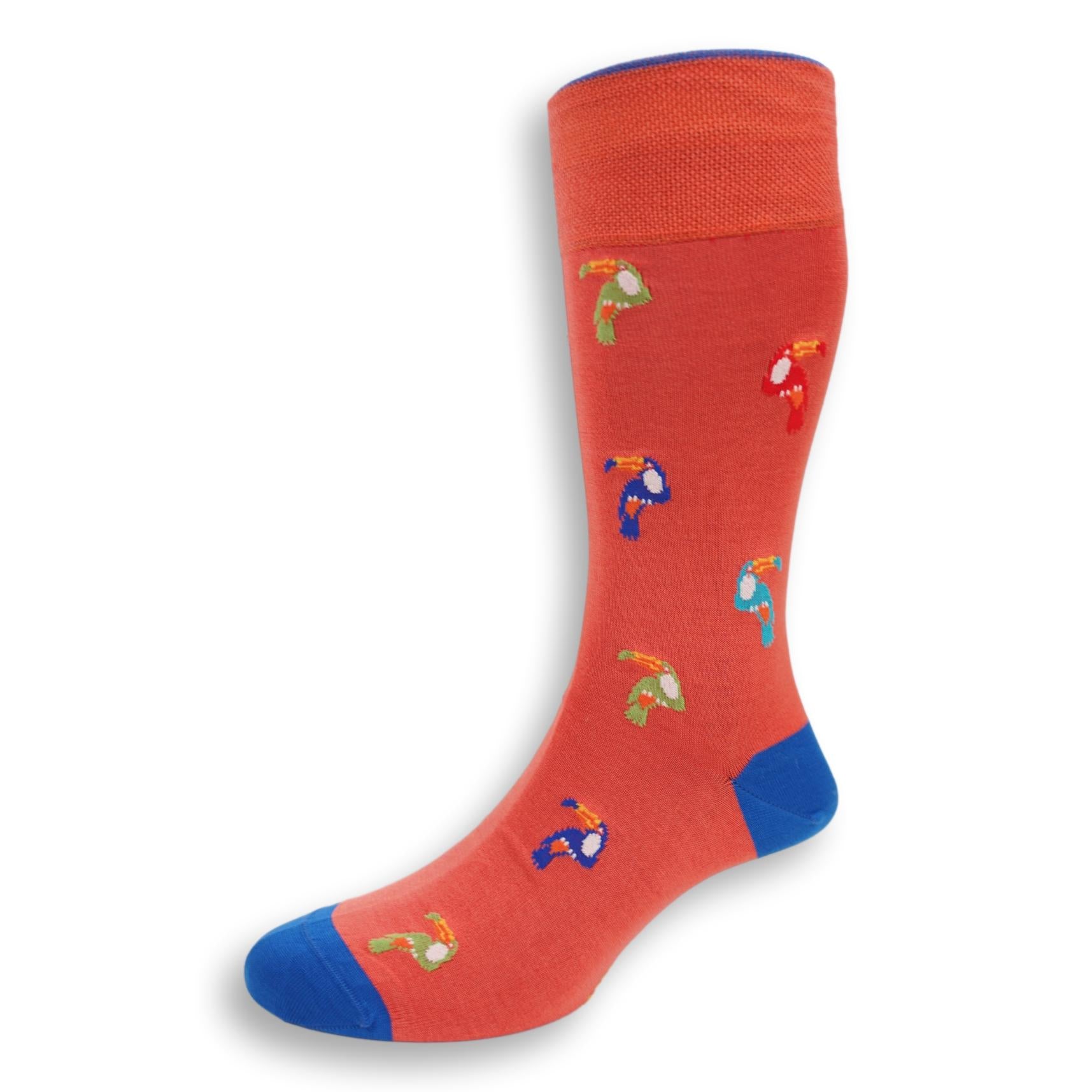 Toucan Mid-Calf Dress Socks