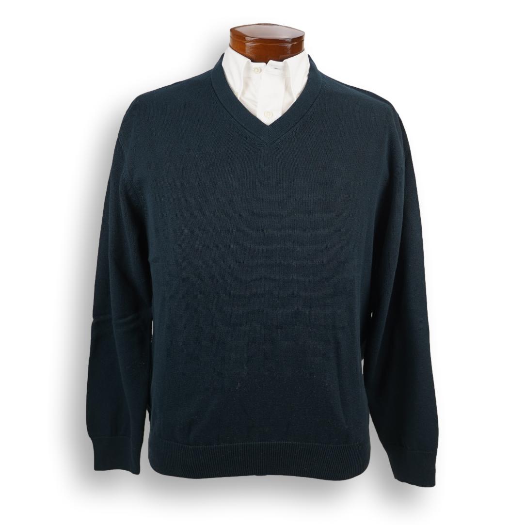 Pima Cotton V-Neck Sweater