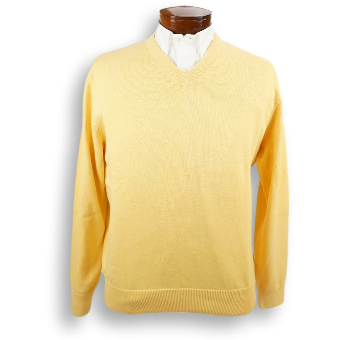 Pima Cotton V-Neck Sweater