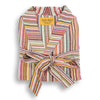 Multi-Colored Stripe Madras Belted Robe