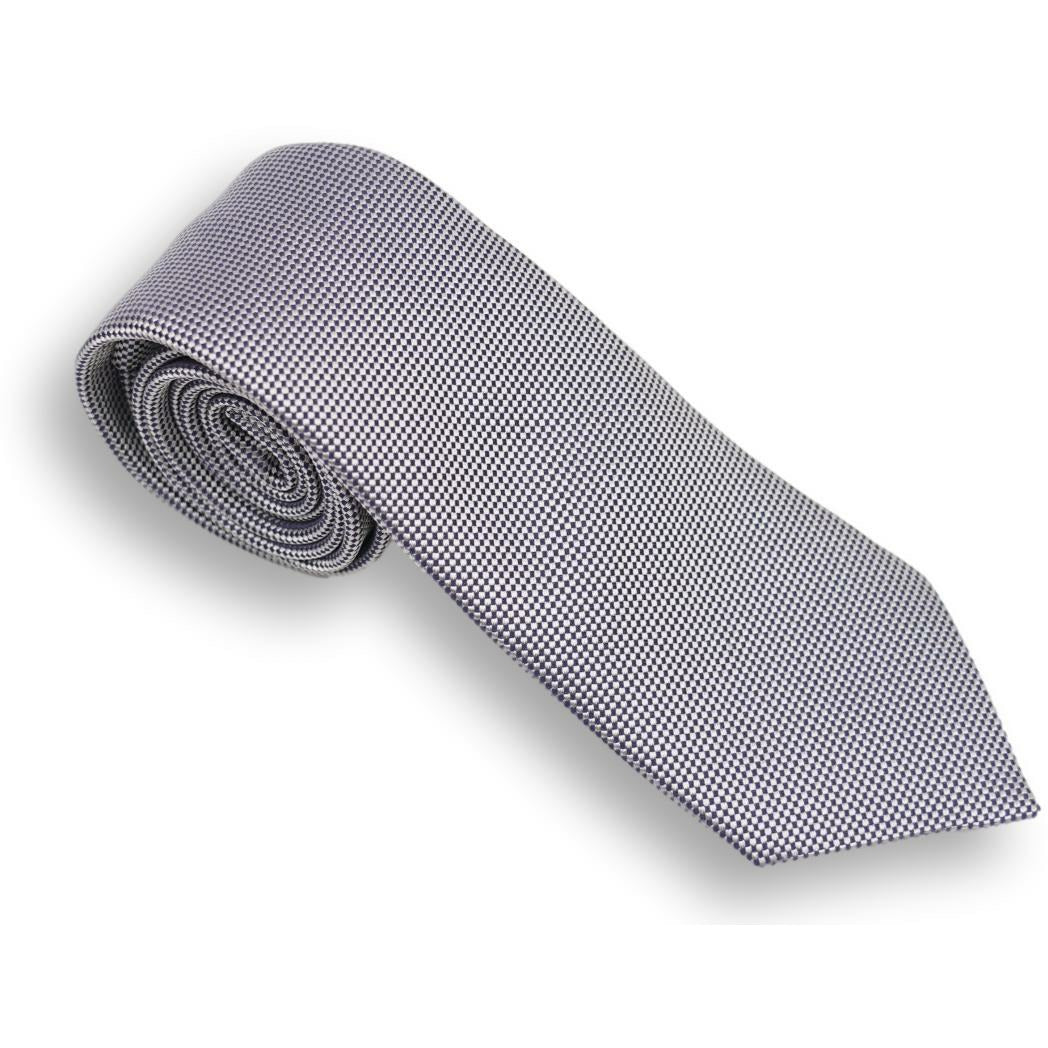 Iridescent Basket Weave Silk Tie