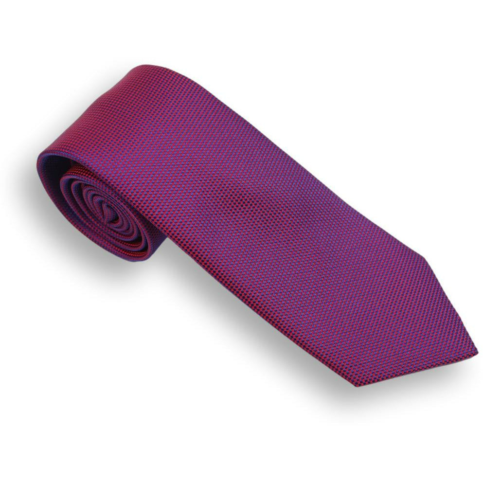 Iridescent Basket Weave Silk Tie