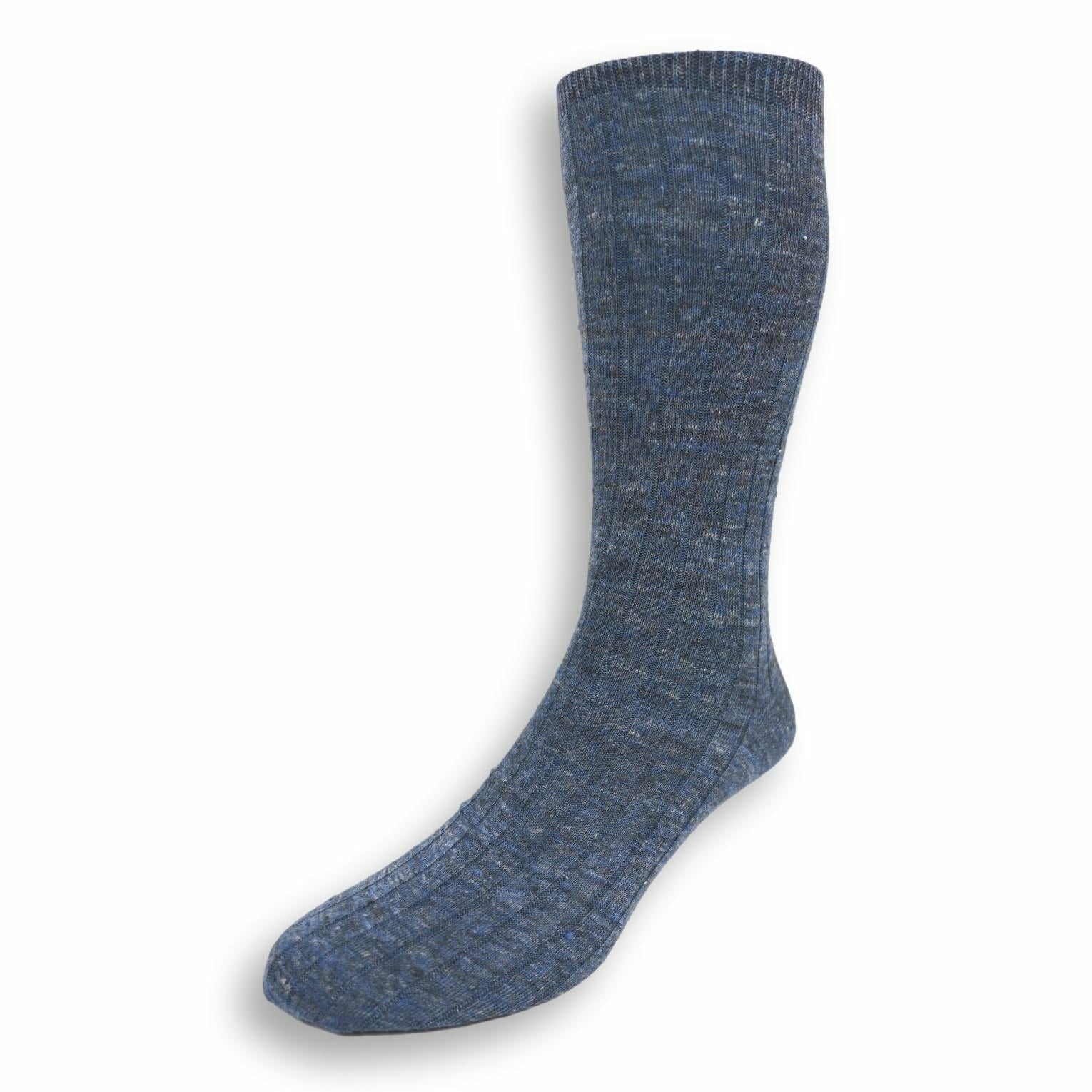 Mid-Calf Marl Linen Dress Sock