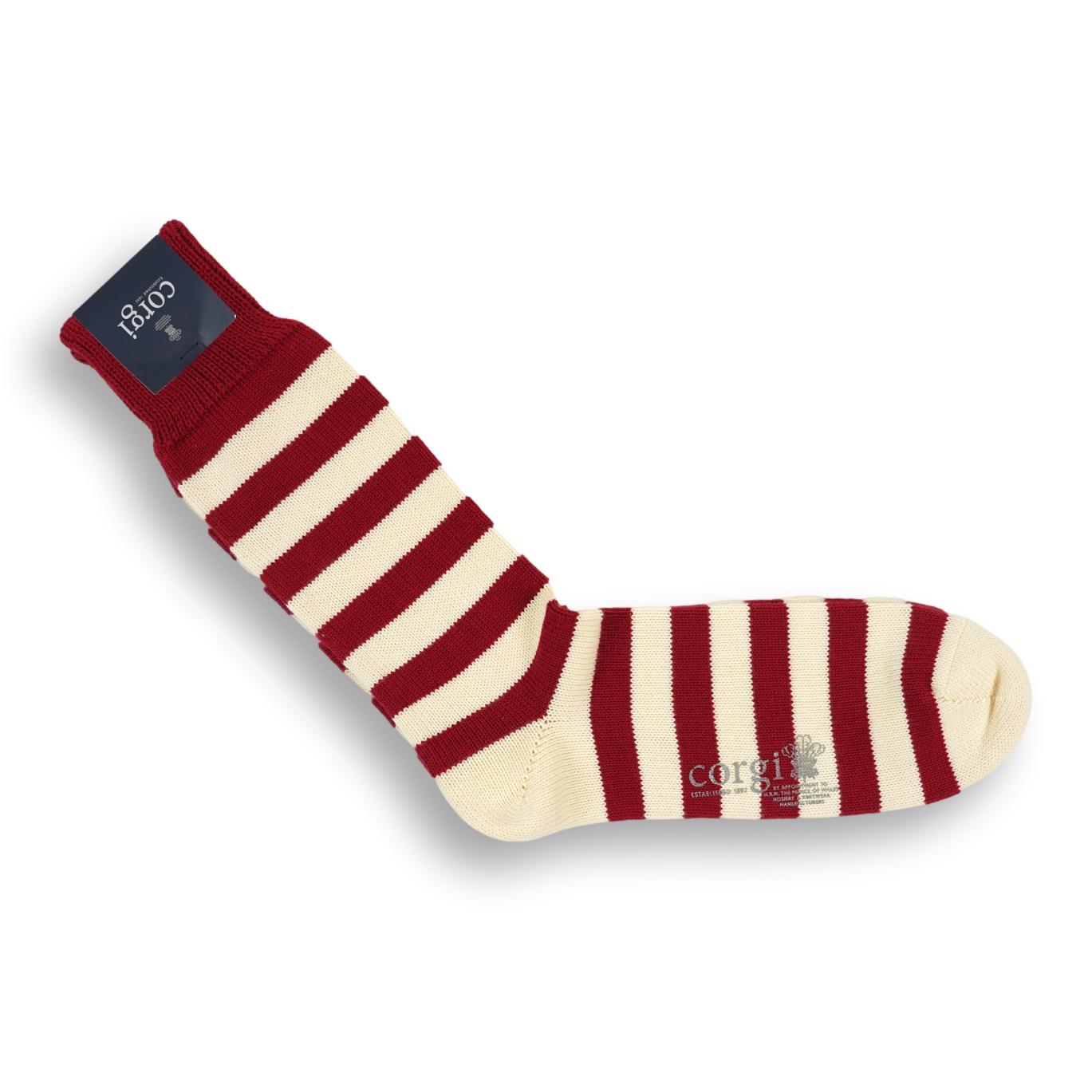 Striped Cotton Rugby Socks