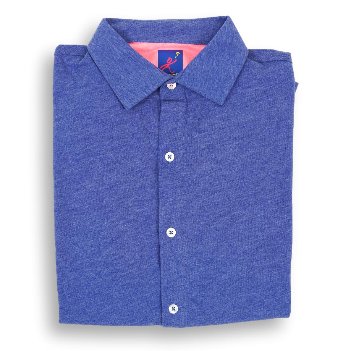 Cabana Full Button Polo Shirt