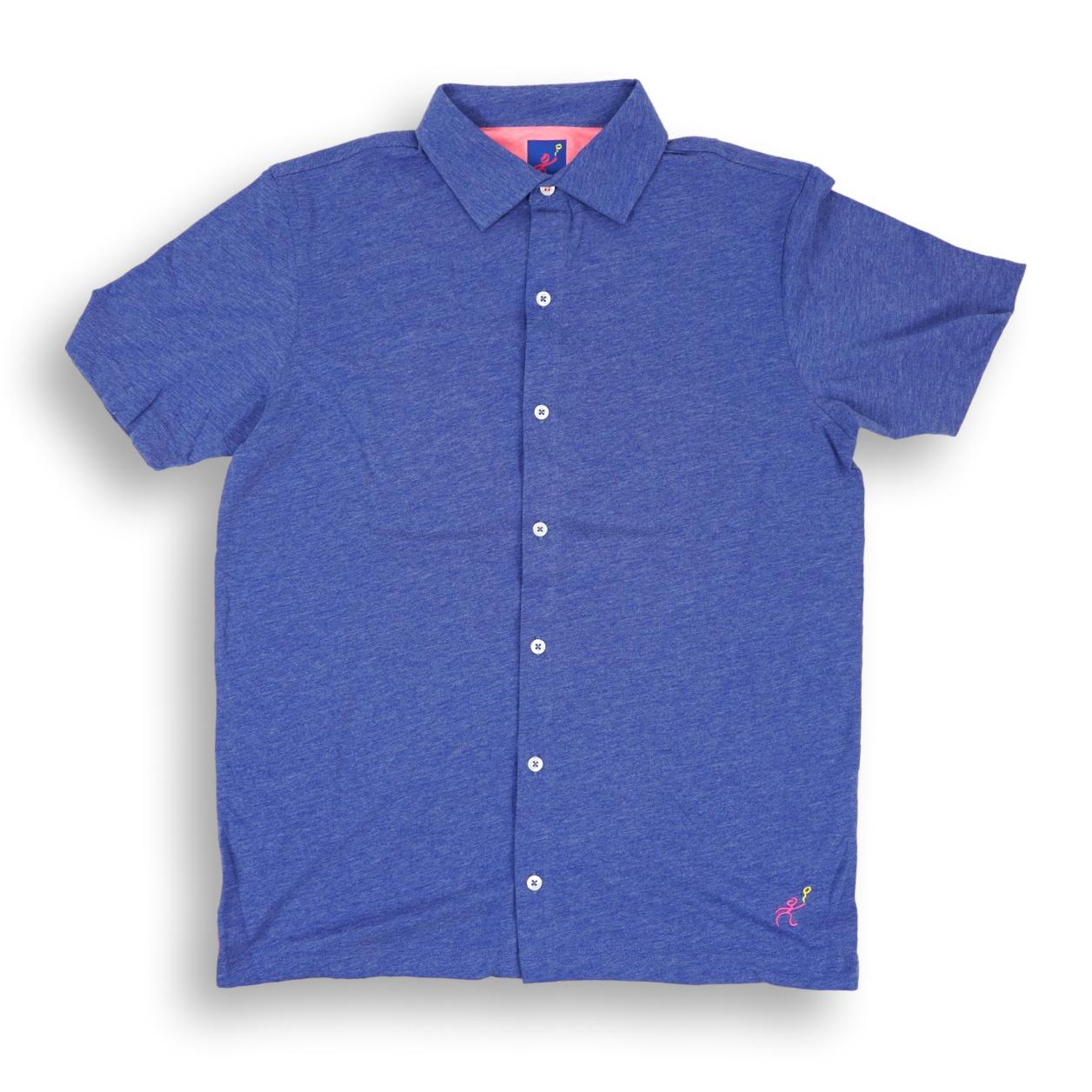 Cabana Full Button Polo Shirt