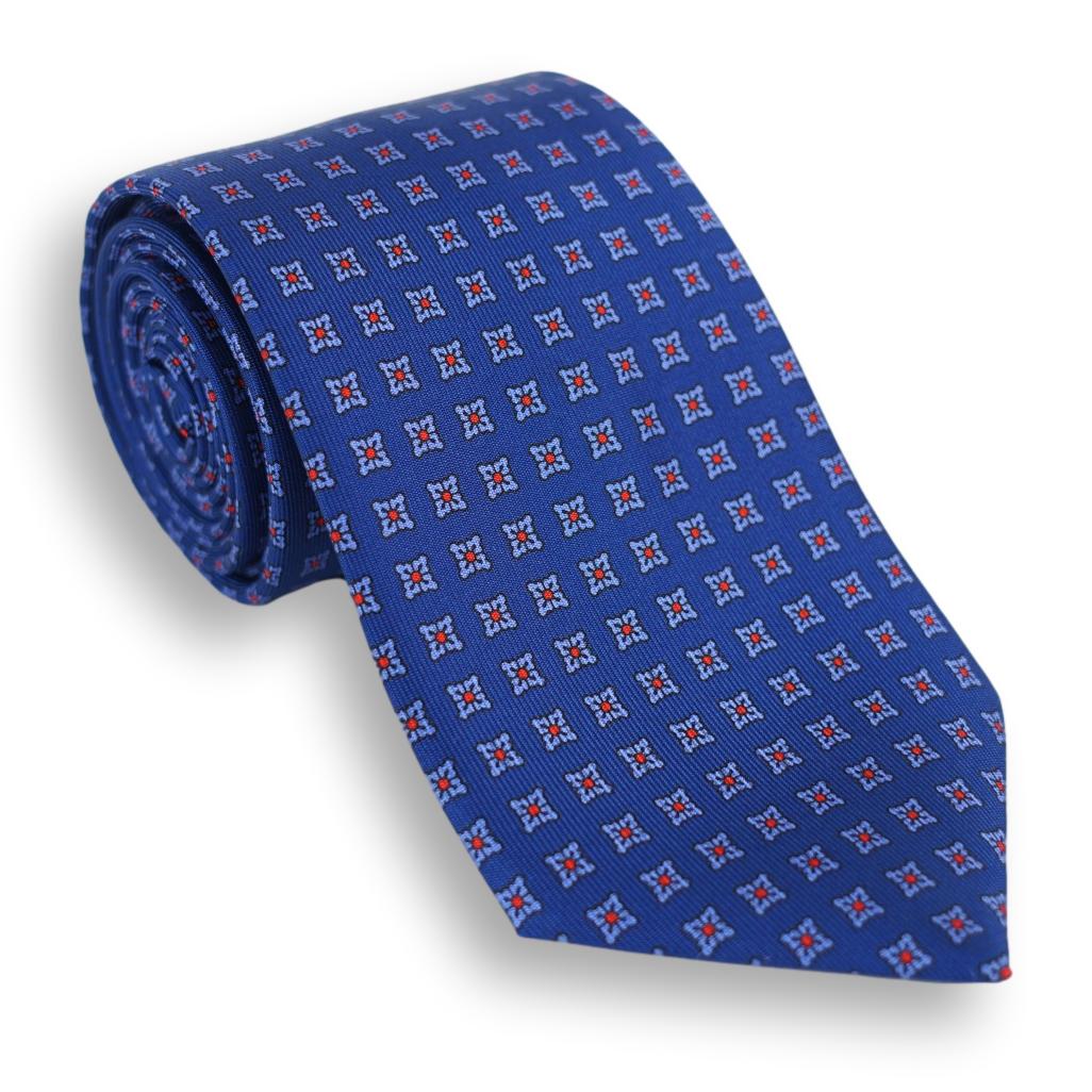 Classic Square Neat Motif Silk Tie