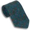 Dark Green with Paisley Pattern Tie