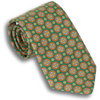 Forest Green with Medallion Motif Silk Tie