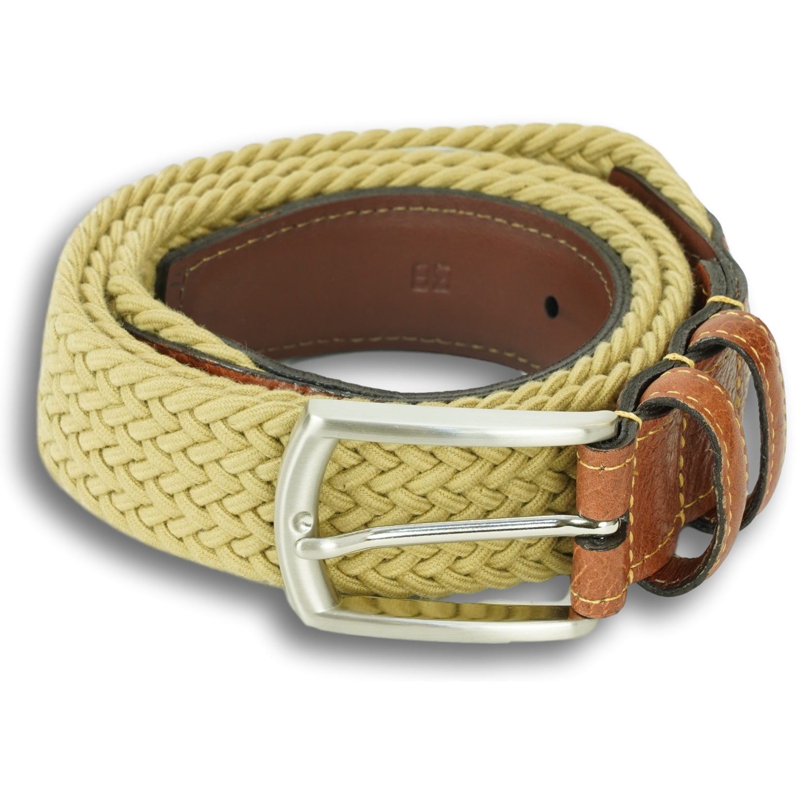 Braided Stretch Cotton Belt