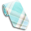 Summer Shades Plaid Cotton Tie