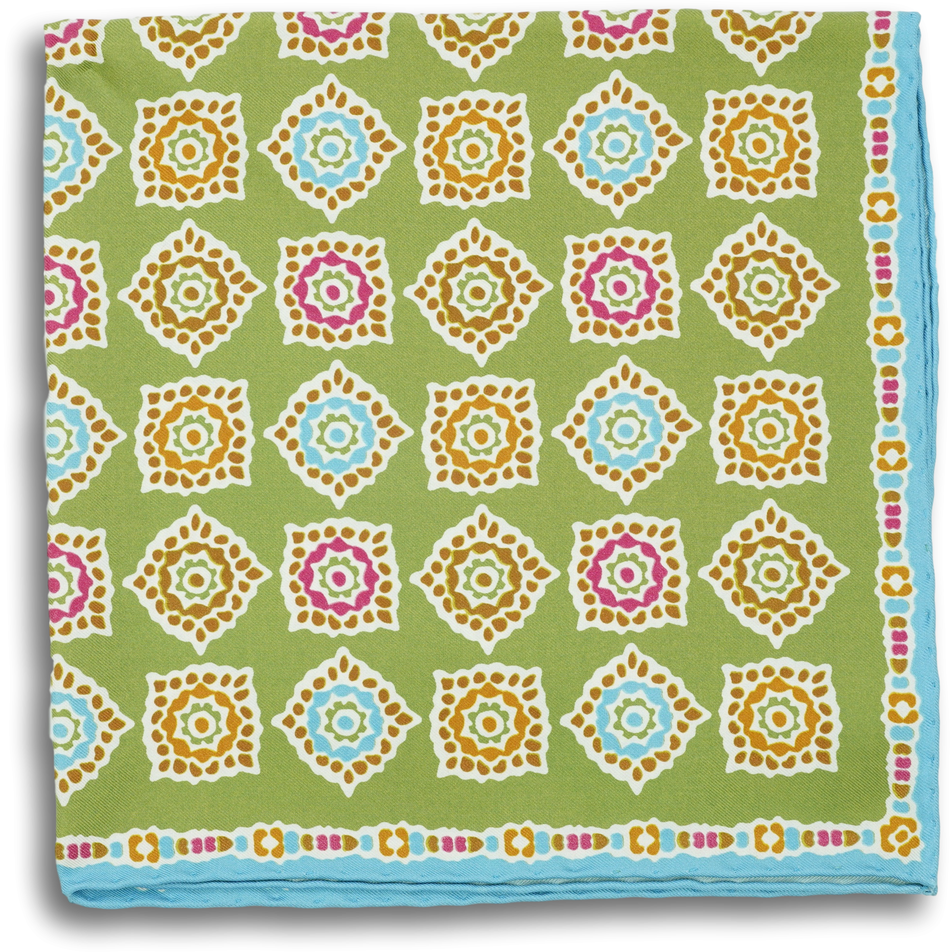 Decorative Square Motif Pocket Square