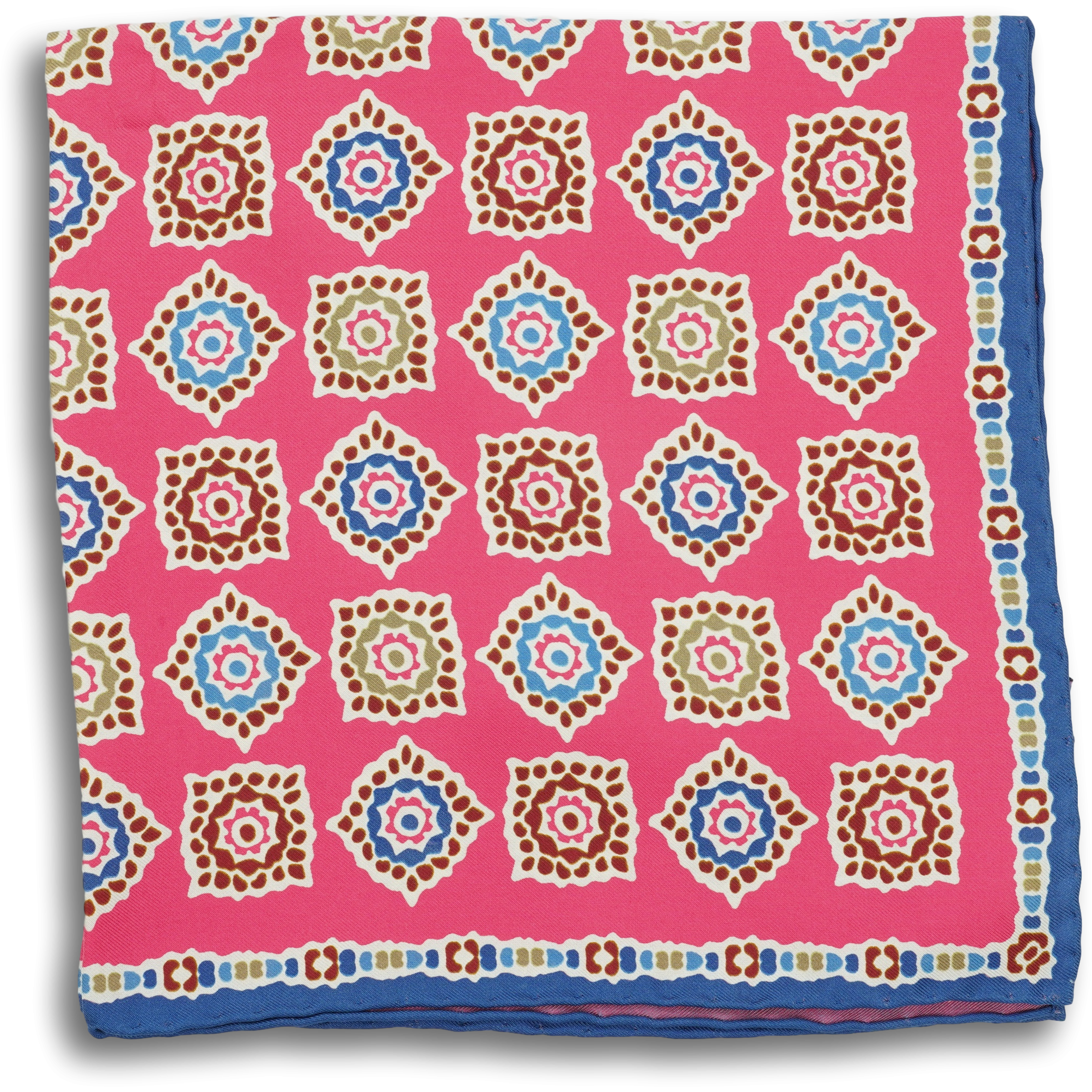 Decorative Square Motif Pocket Square