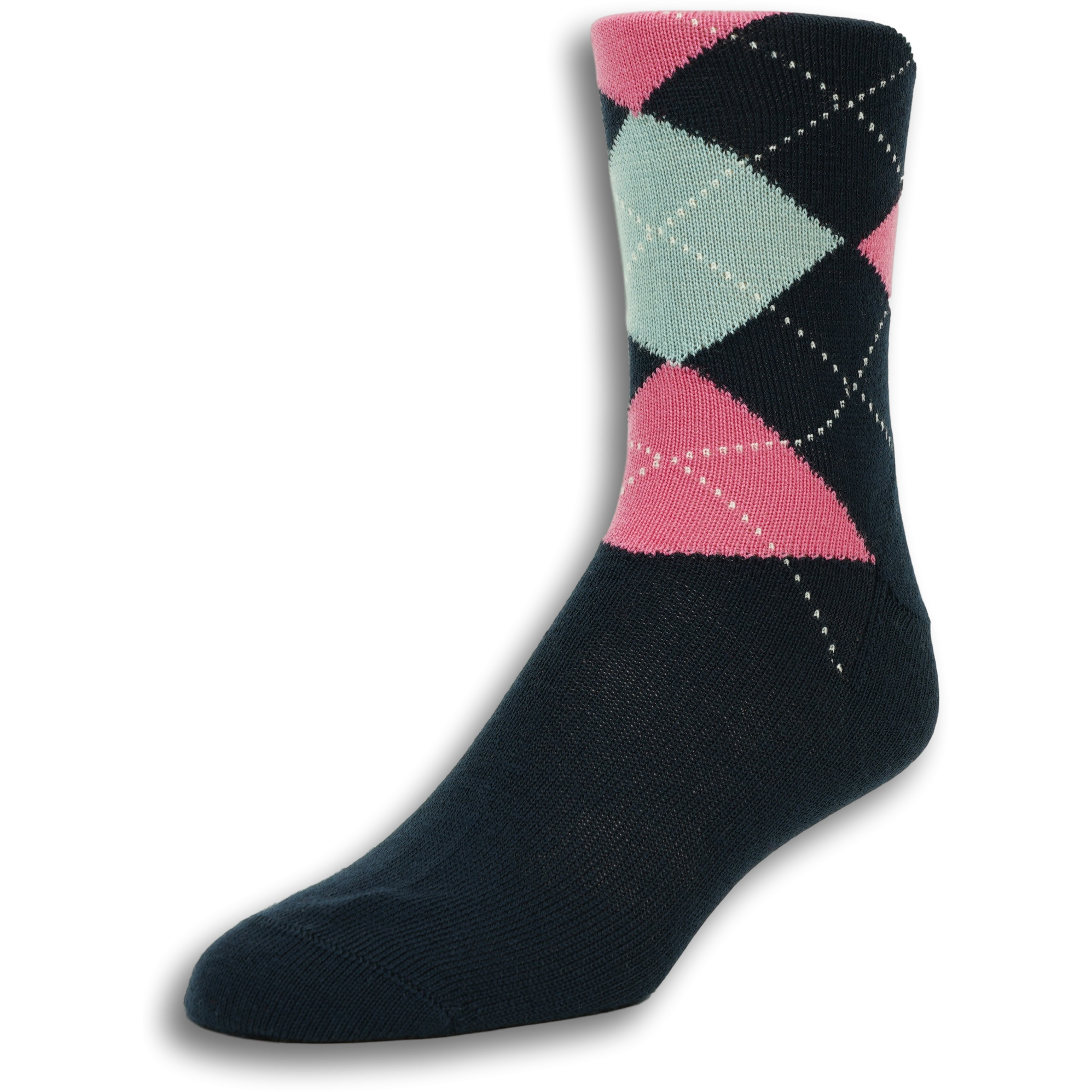 Mid-calf Argyle Wool Dress Socks