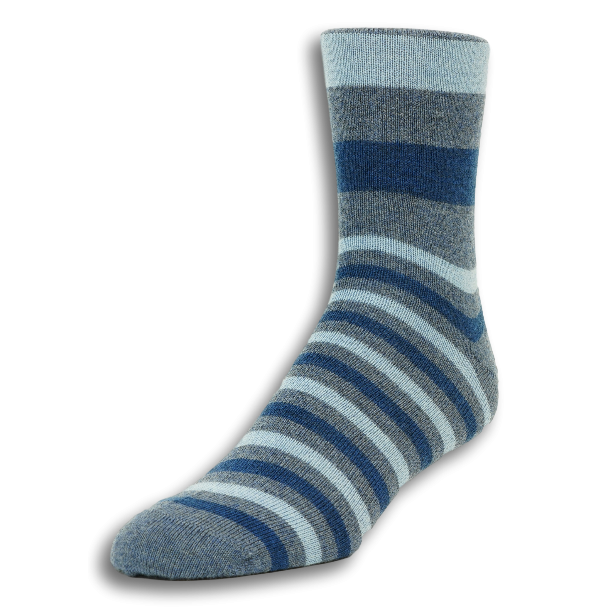 Mid-calf Striped Wool Dress Socks