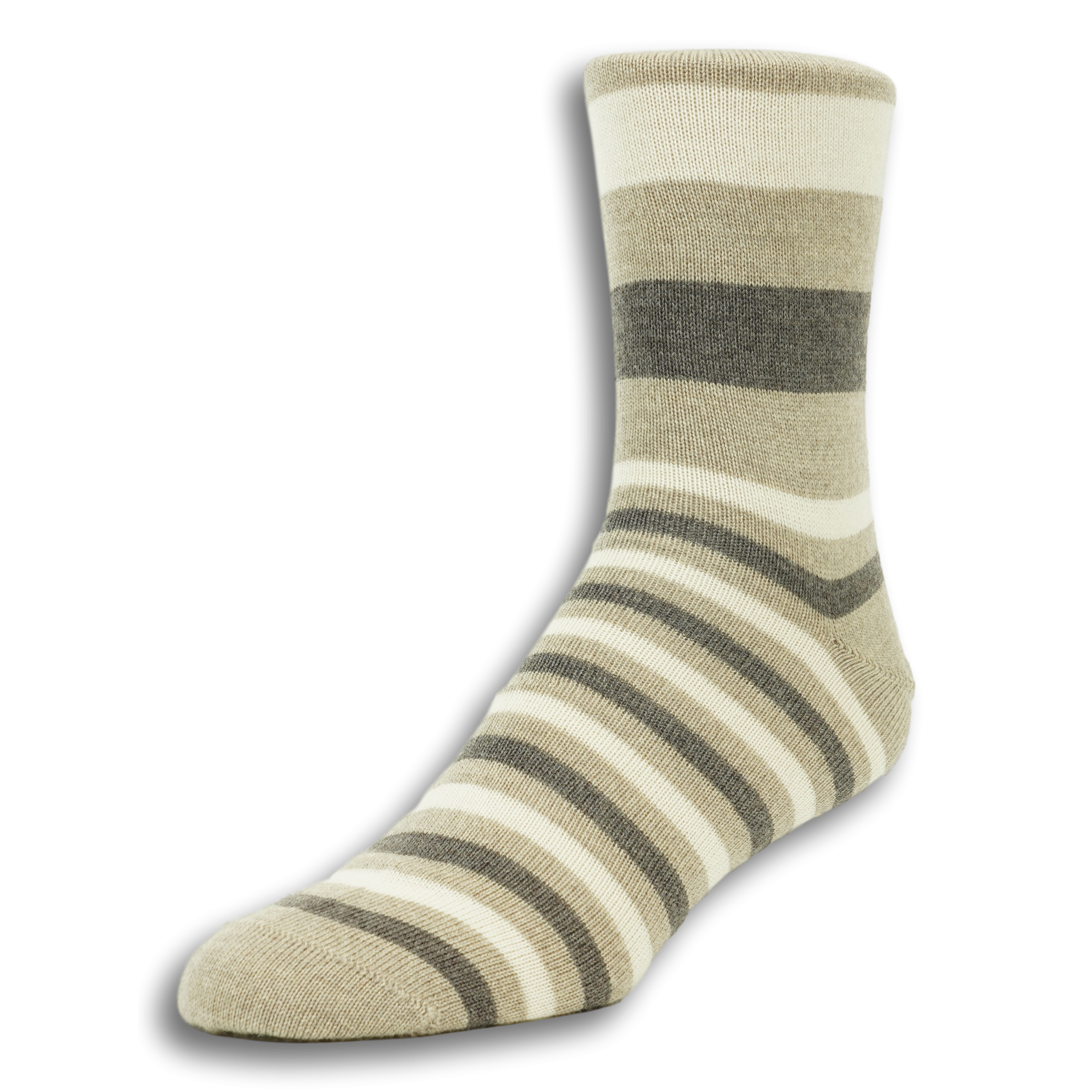 Mid-calf Striped Wool Dress Socks