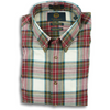 Green and Salmon Plaid Viyella Sport Shirt