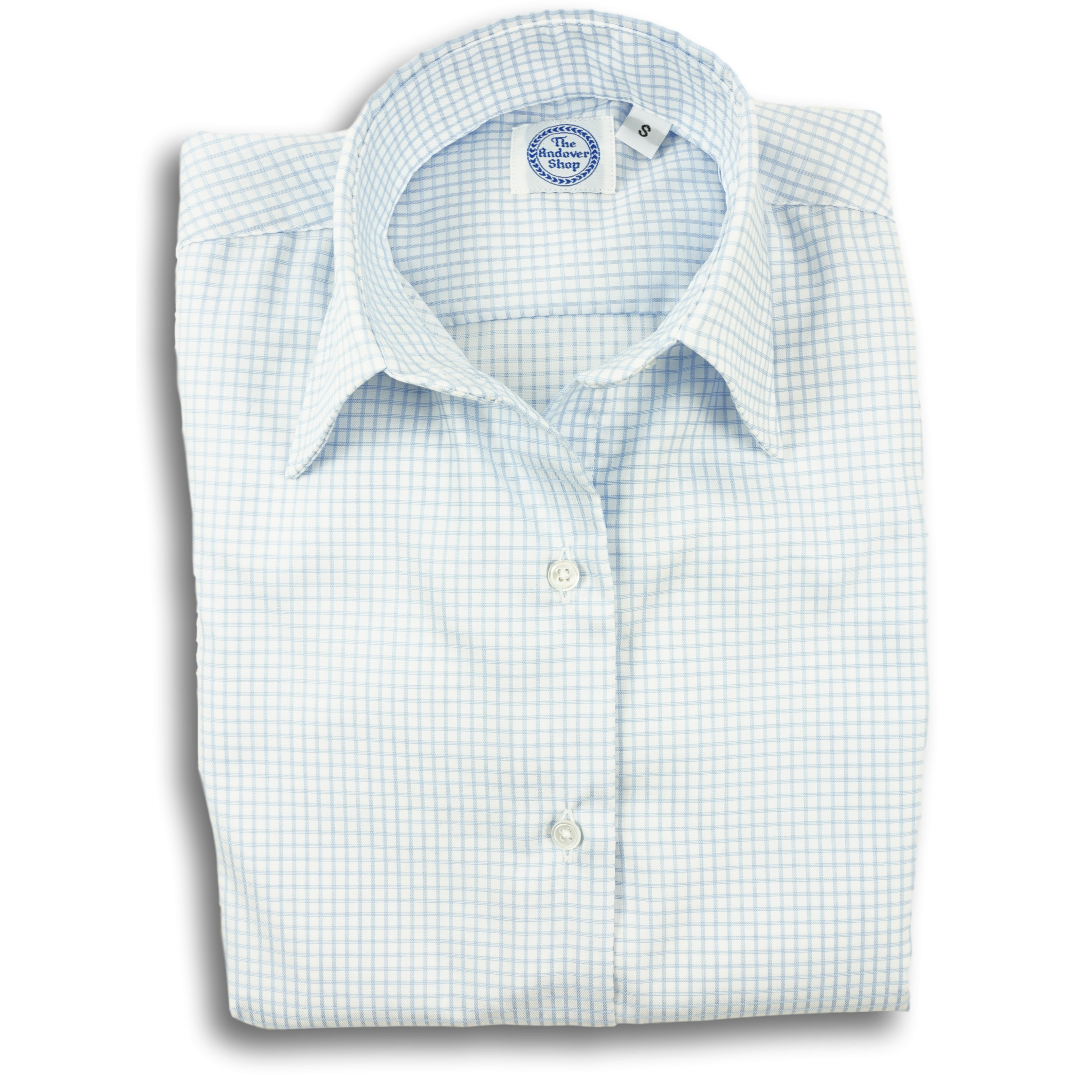 Twill Graph Check Ladies Dress Shirt