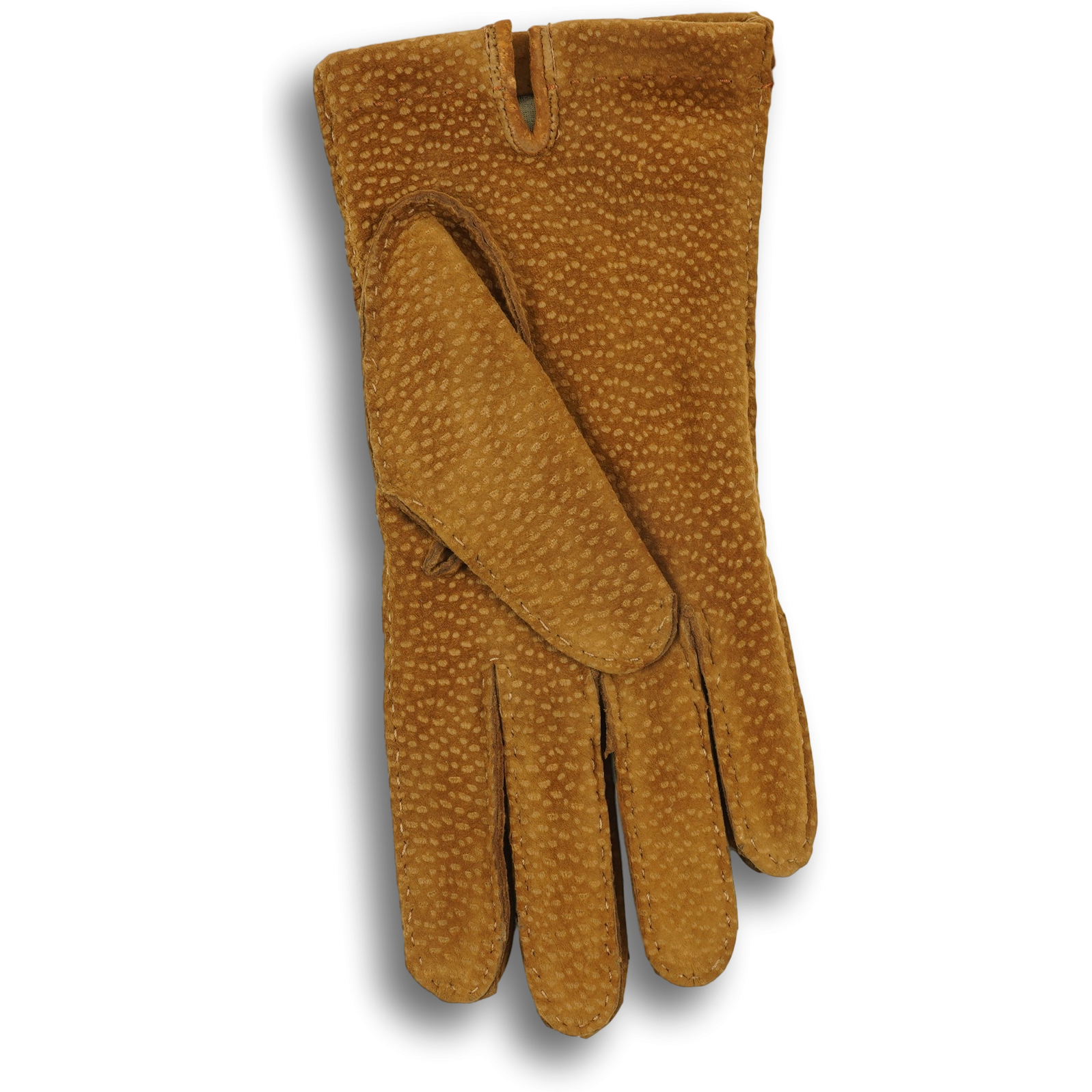 Men's Handsewn Carpincho Gloves with Silk Lining and Center Palm Vent