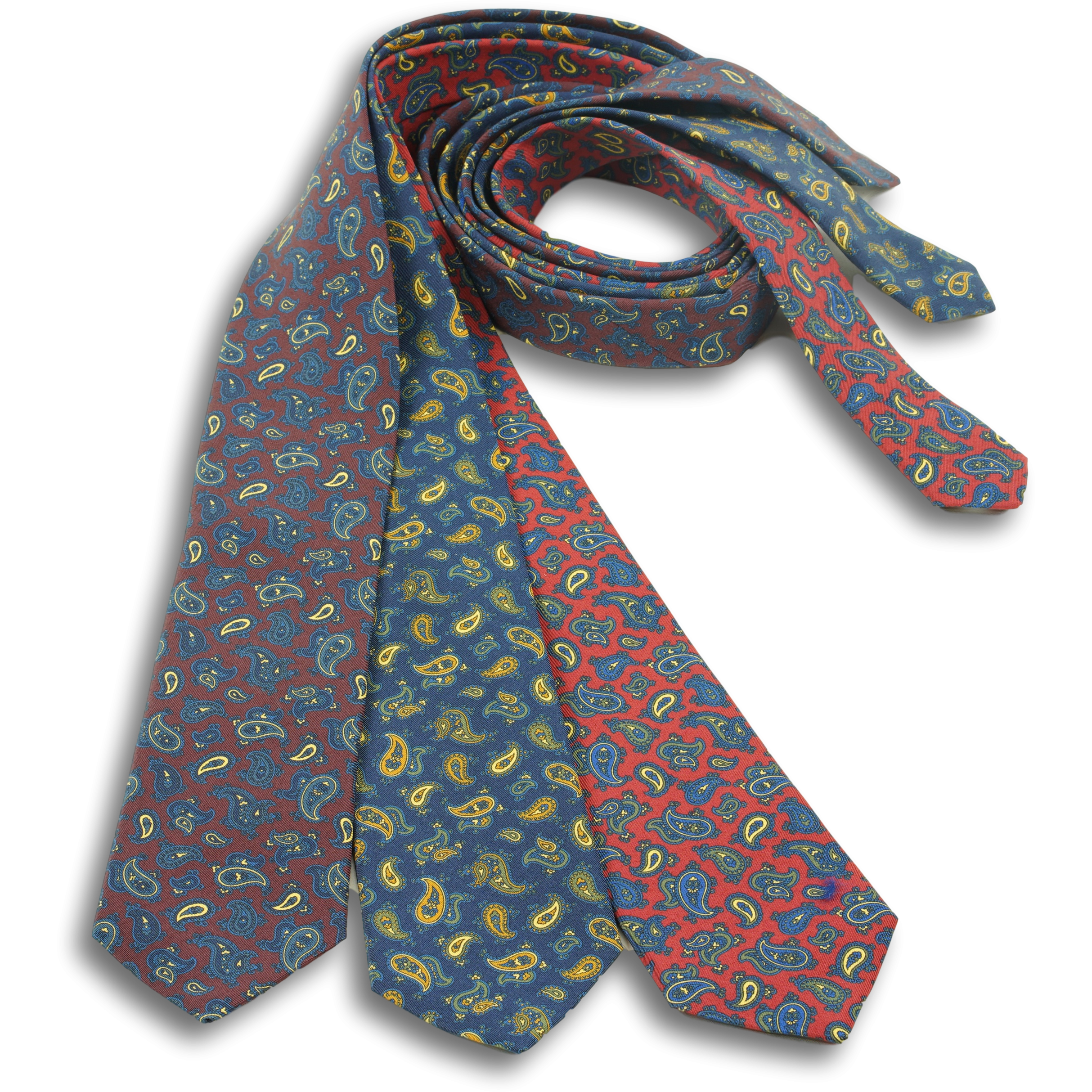 Paisley Irish Poplin Tie